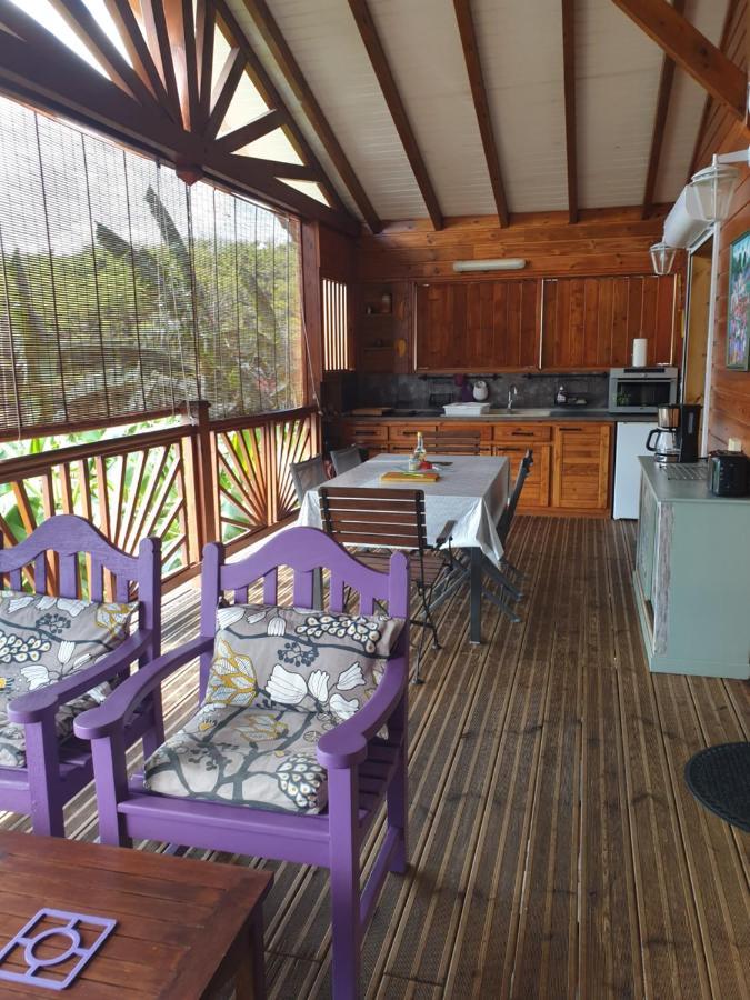 Gite 4 Etoiles, La Vieille Sucrerie St Claude Guadeloupe, Jacuzzi Spa Privatif, Vue Exceptionnelle Sur La Mer Des Caraibes Басе Тере Екстериор снимка
