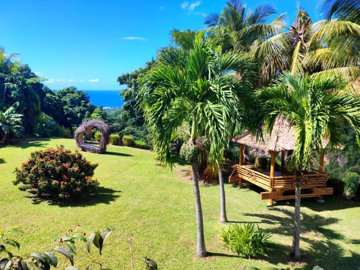 Gite 4 Etoiles, La Vieille Sucrerie St Claude Guadeloupe, Jacuzzi Spa Privatif, Vue Exceptionnelle Sur La Mer Des Caraibes Басе Тере Екстериор снимка