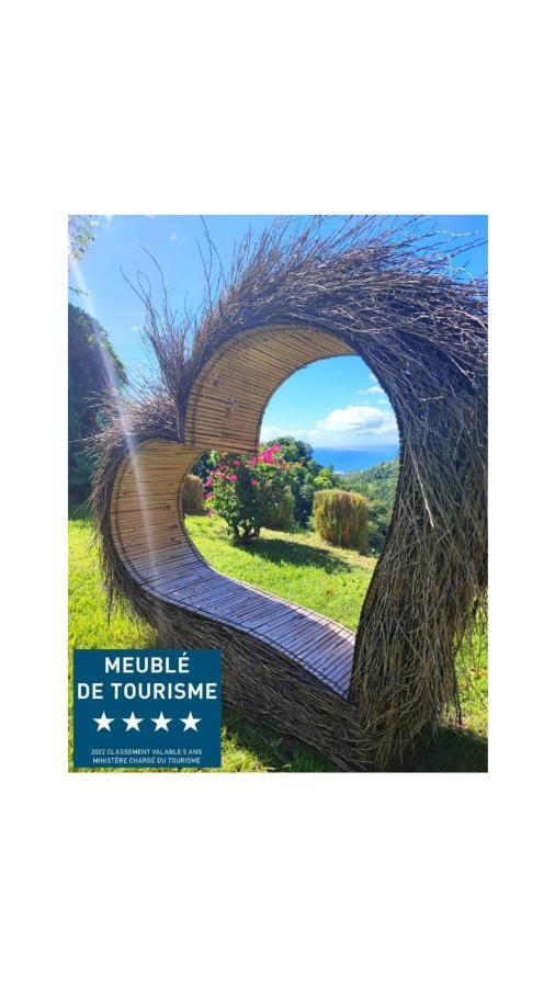 Gite 4 Etoiles, La Vieille Sucrerie St Claude Guadeloupe, Jacuzzi Spa Privatif, Vue Exceptionnelle Sur La Mer Des Caraibes Басе Тере Екстериор снимка