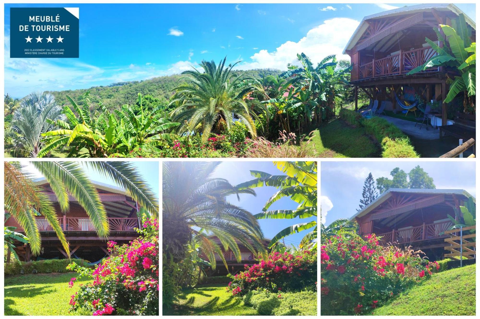 Gite 4 Etoiles, La Vieille Sucrerie St Claude Guadeloupe, Jacuzzi Spa Privatif, Vue Exceptionnelle Sur La Mer Des Caraibes Басе Тере Екстериор снимка